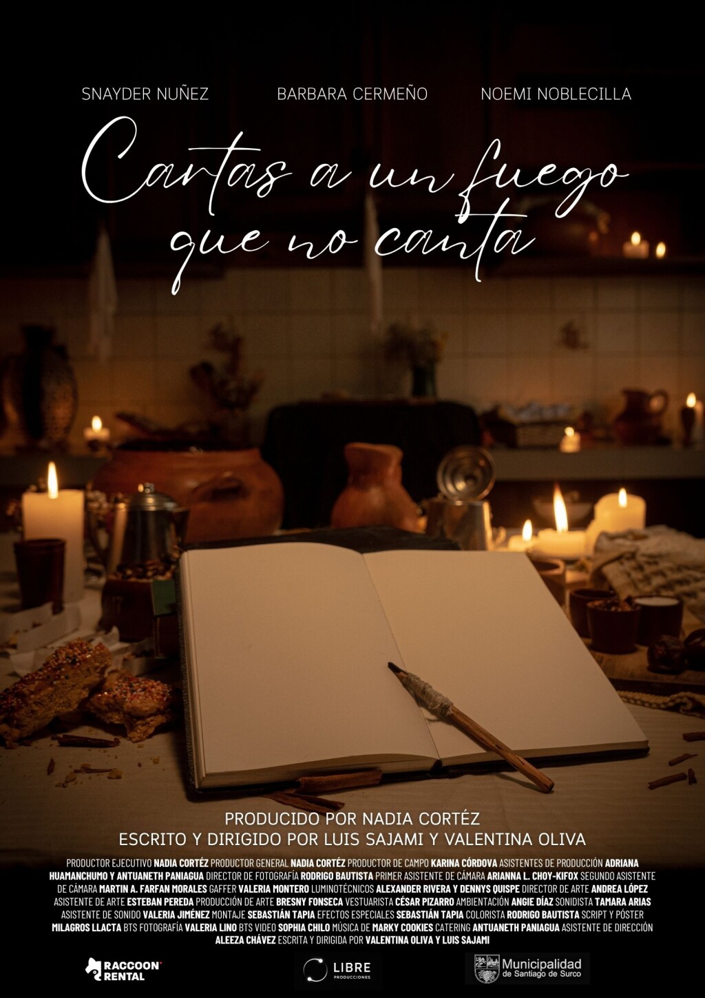 Filmposter for Cartas a un fuego que no canta